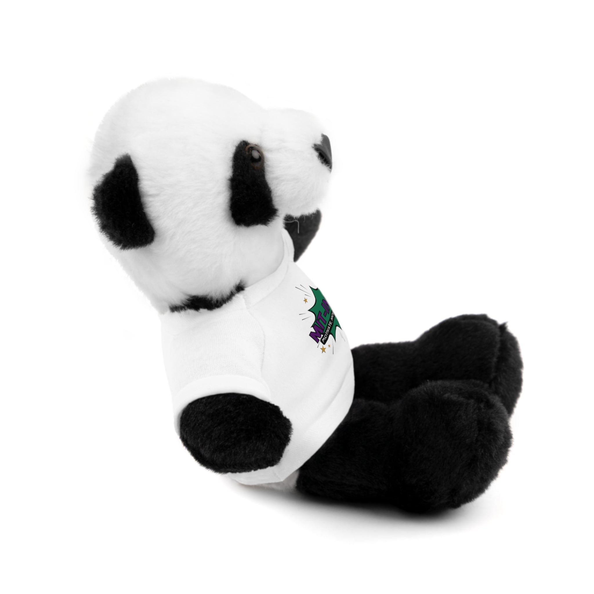 Plush Toy with MIT-Inked Graphic Tee — Cute Stuffed Animal Gift