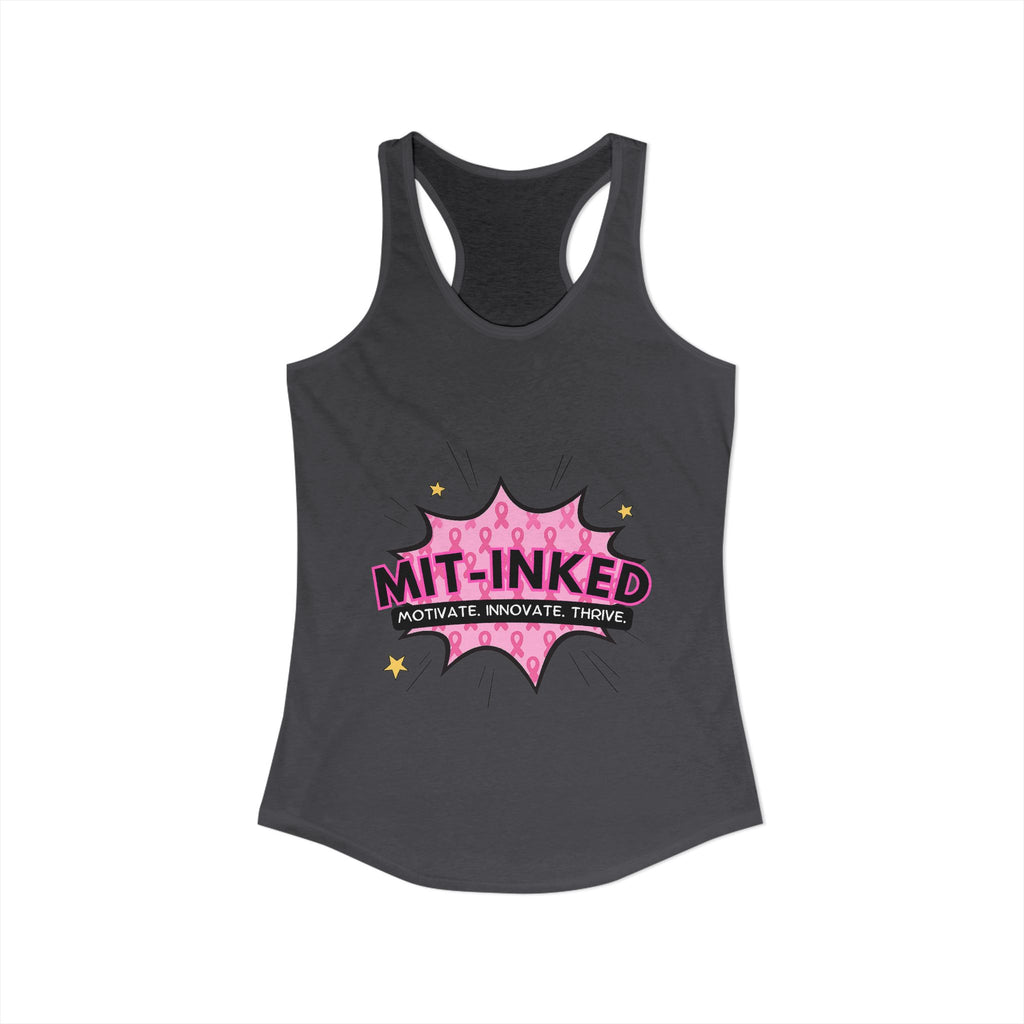 MIT-Inked Breast Cancer Women's Ideal Racerback Tank