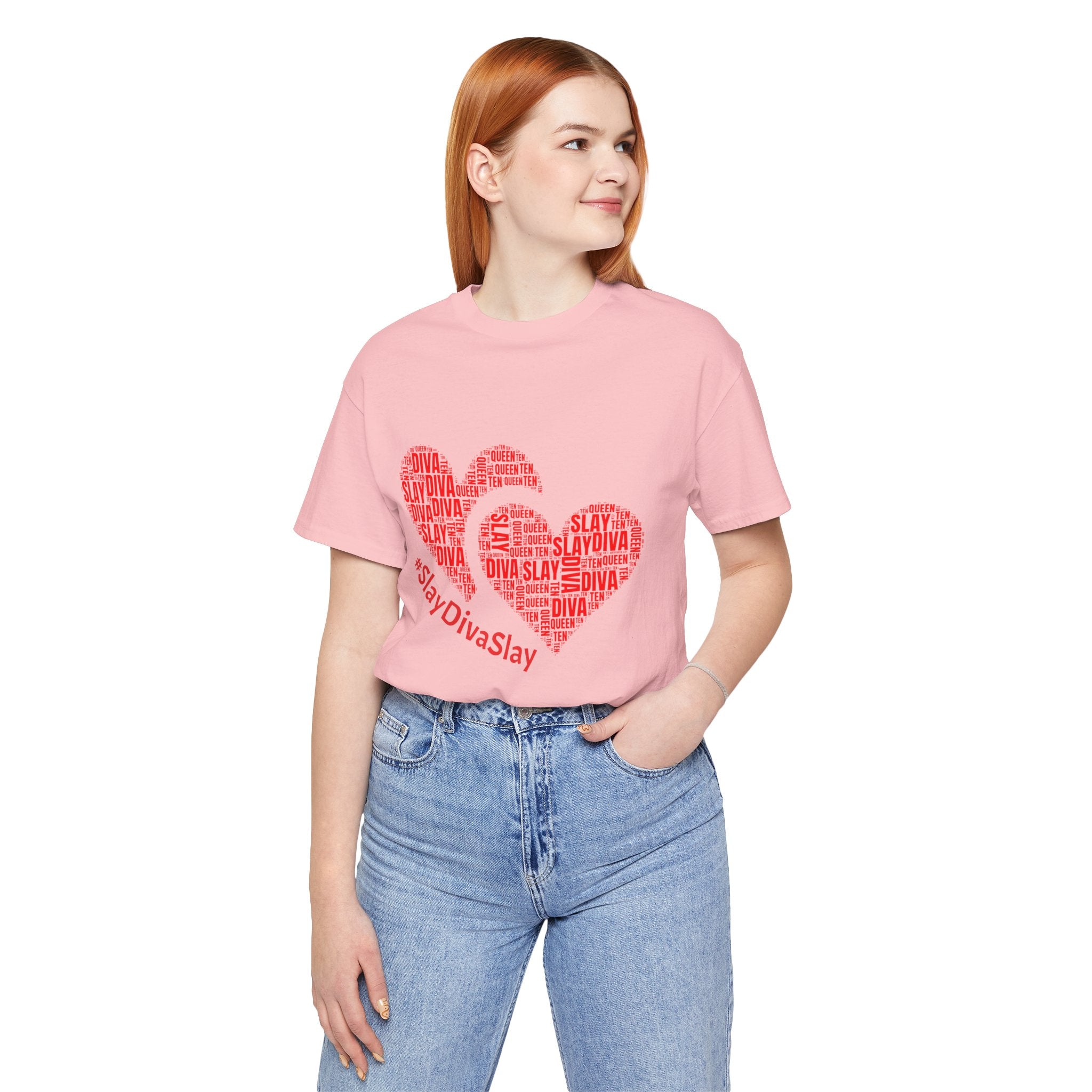 Slay Diva Heart Tee | #SlayDivaSlay MIT-Inked Empowering Graphic T-Shirt