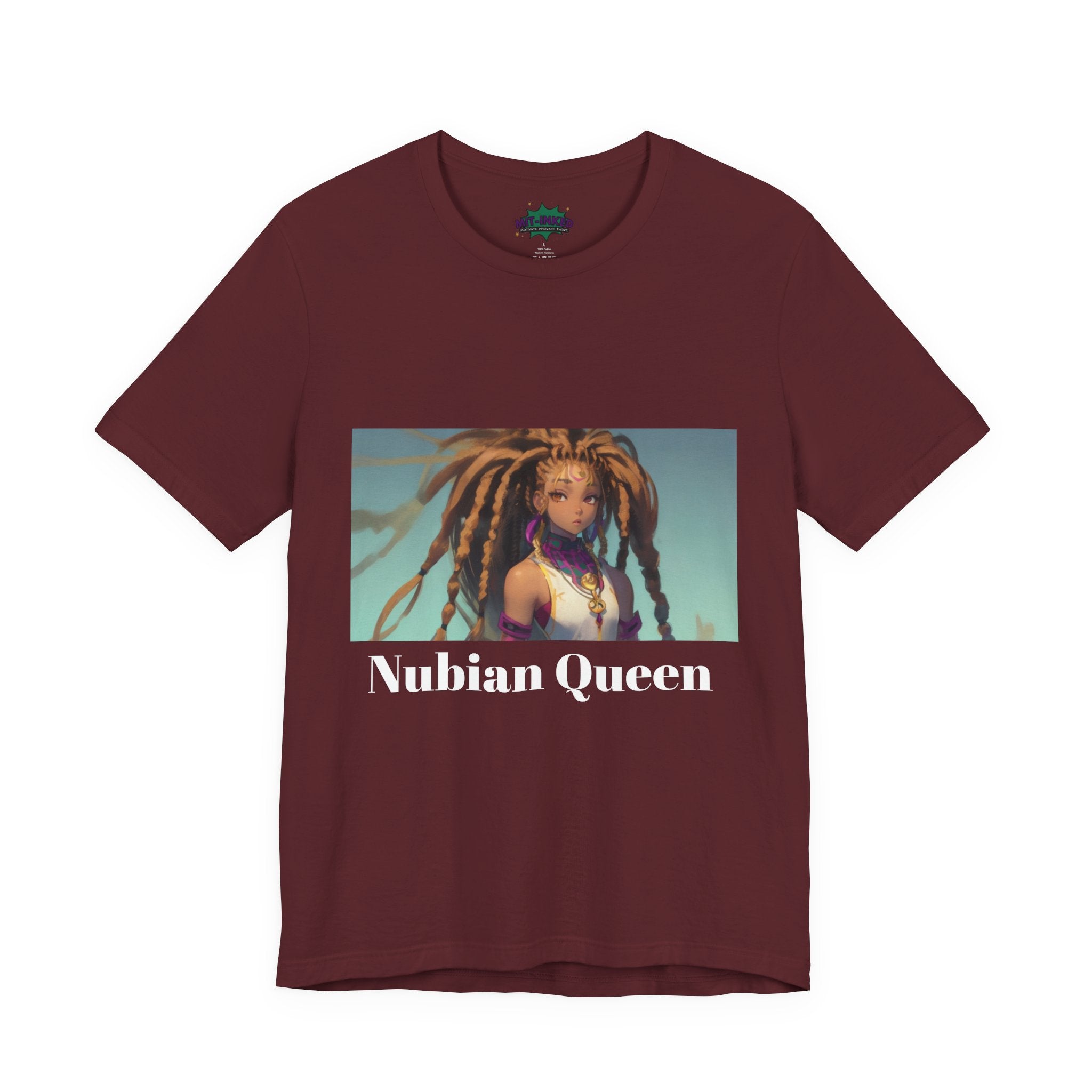 Nubian Queen Tee — Empowering Afrocentric Graphic T‑Shirt | MIT-Inked Heritage Tee