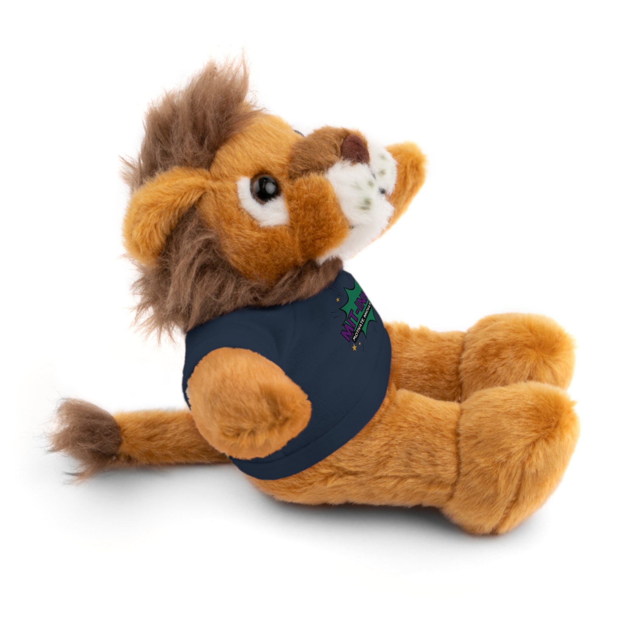 Plush Toy with MIT-Inked Graphic Tee — Cute Stuffed Animal Gift