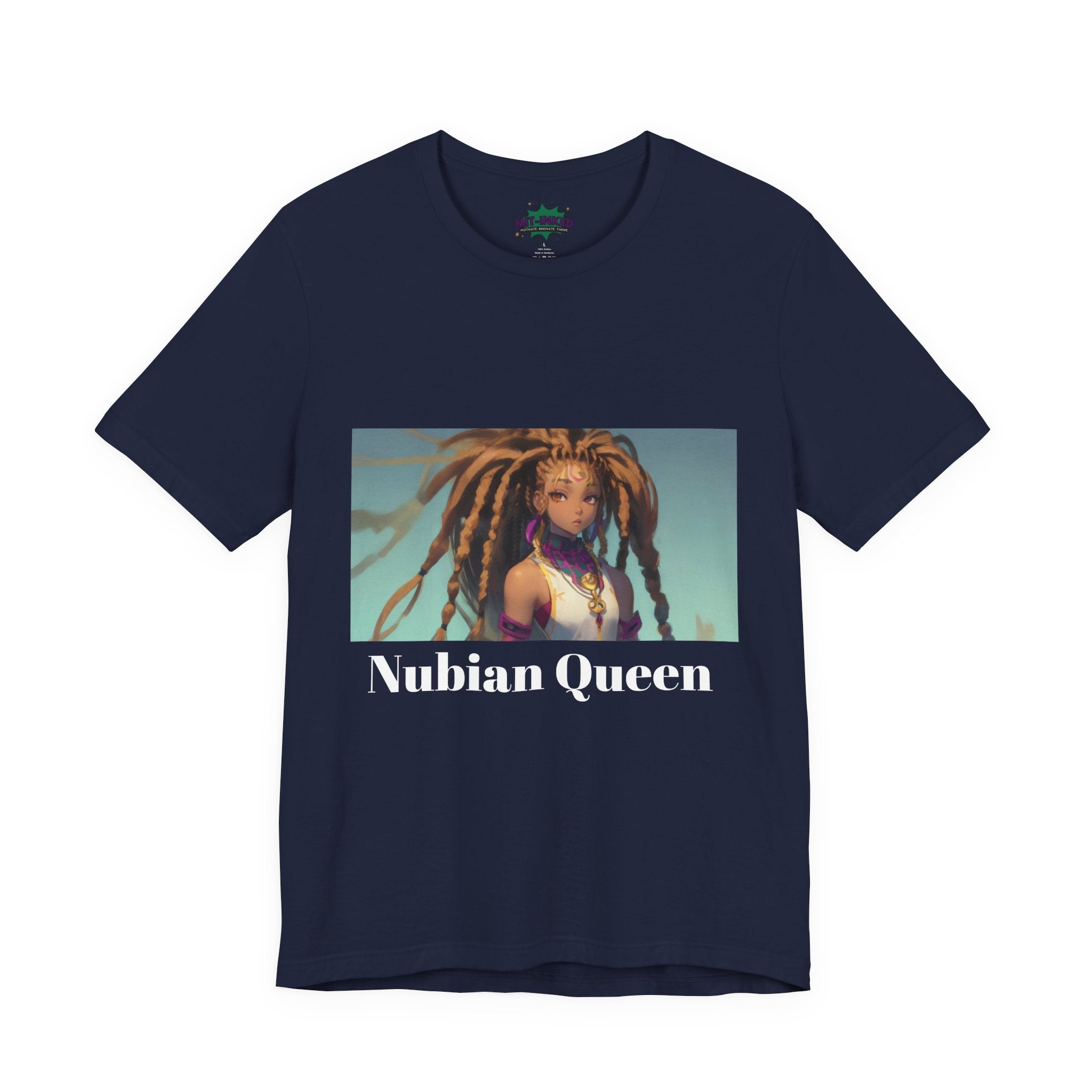Nubian Queen Tee — Empowering Afrocentric Graphic T‑Shirt | MIT-Inked Heritage Tee