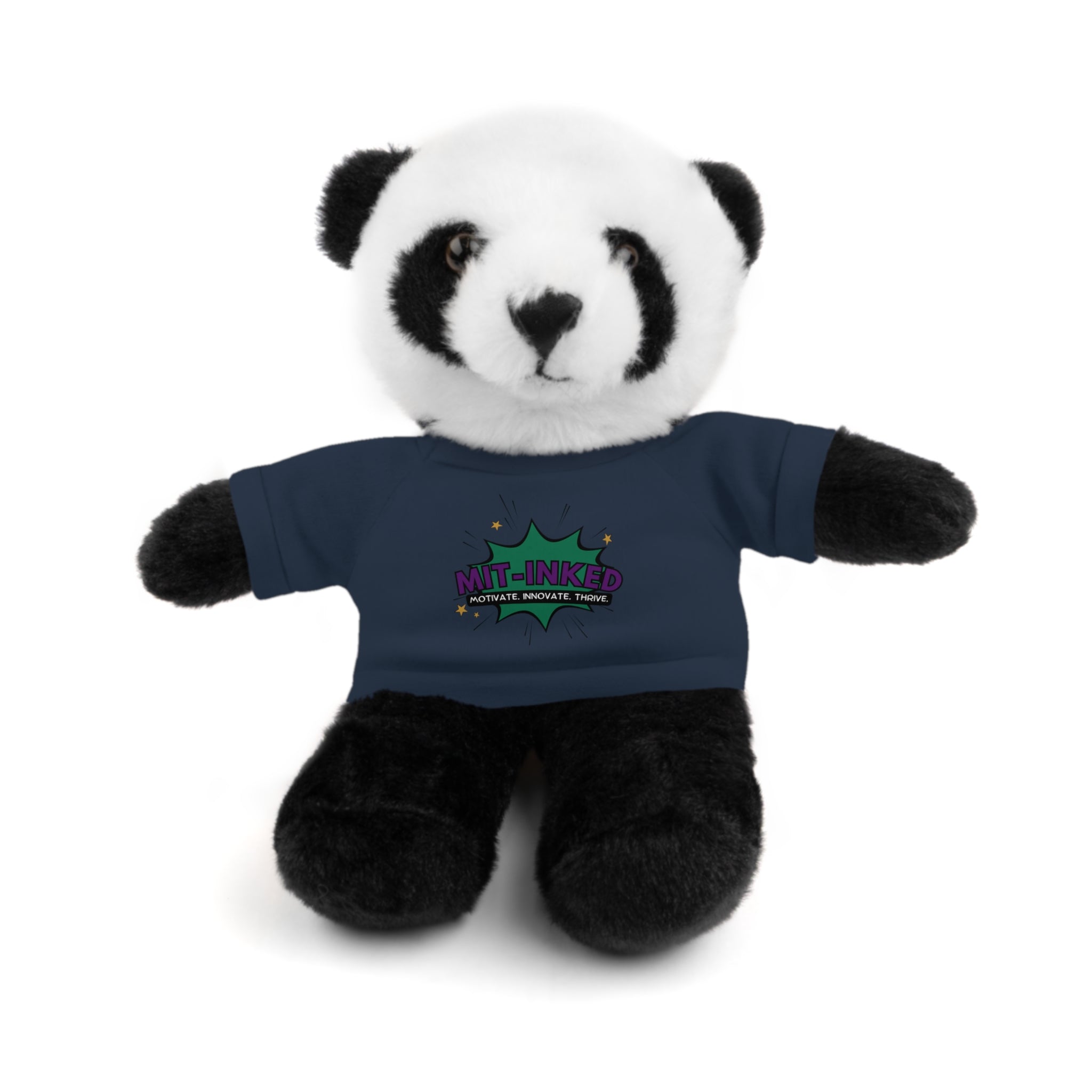 Plush Toy with MIT-Inked Graphic Tee — Cute Stuffed Animal Gift