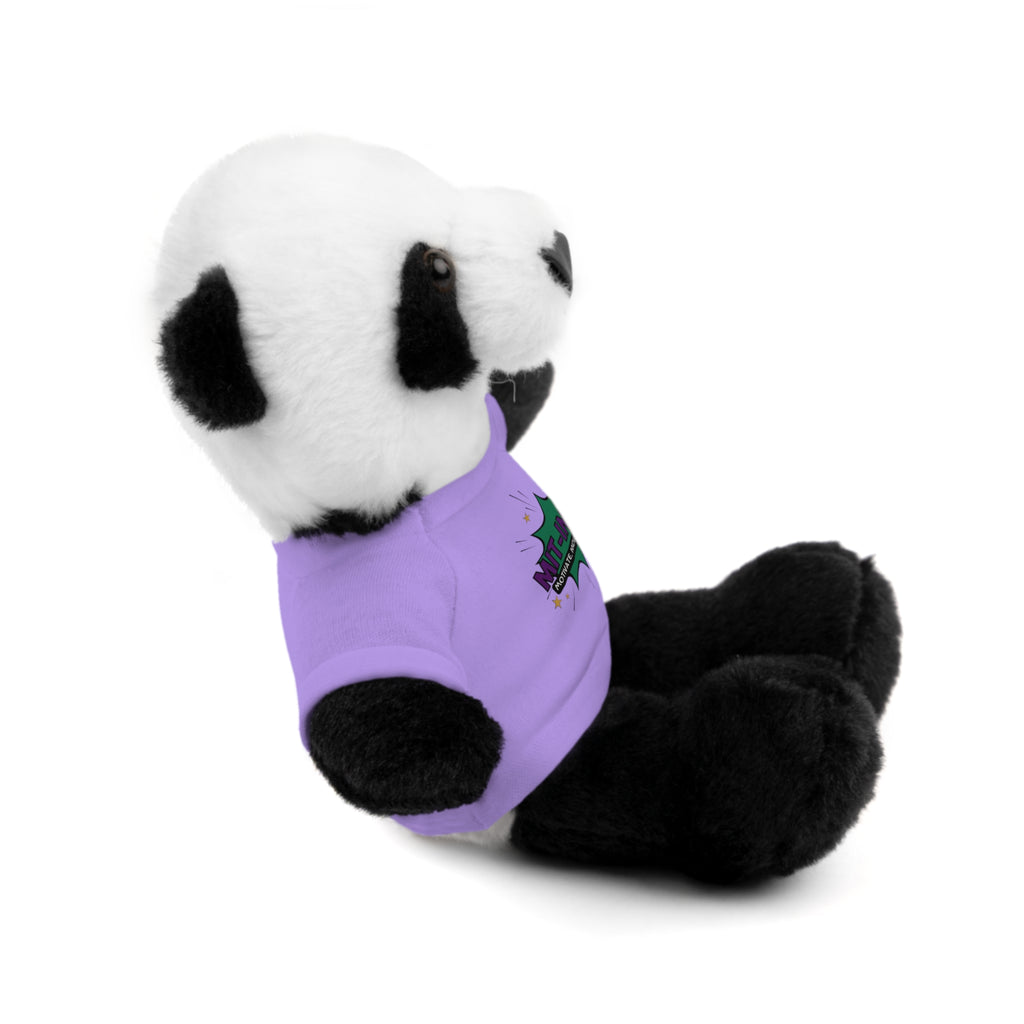 Plush Toy with MIT-Inked Graphic Tee — Cute Stuffed Animal Gift