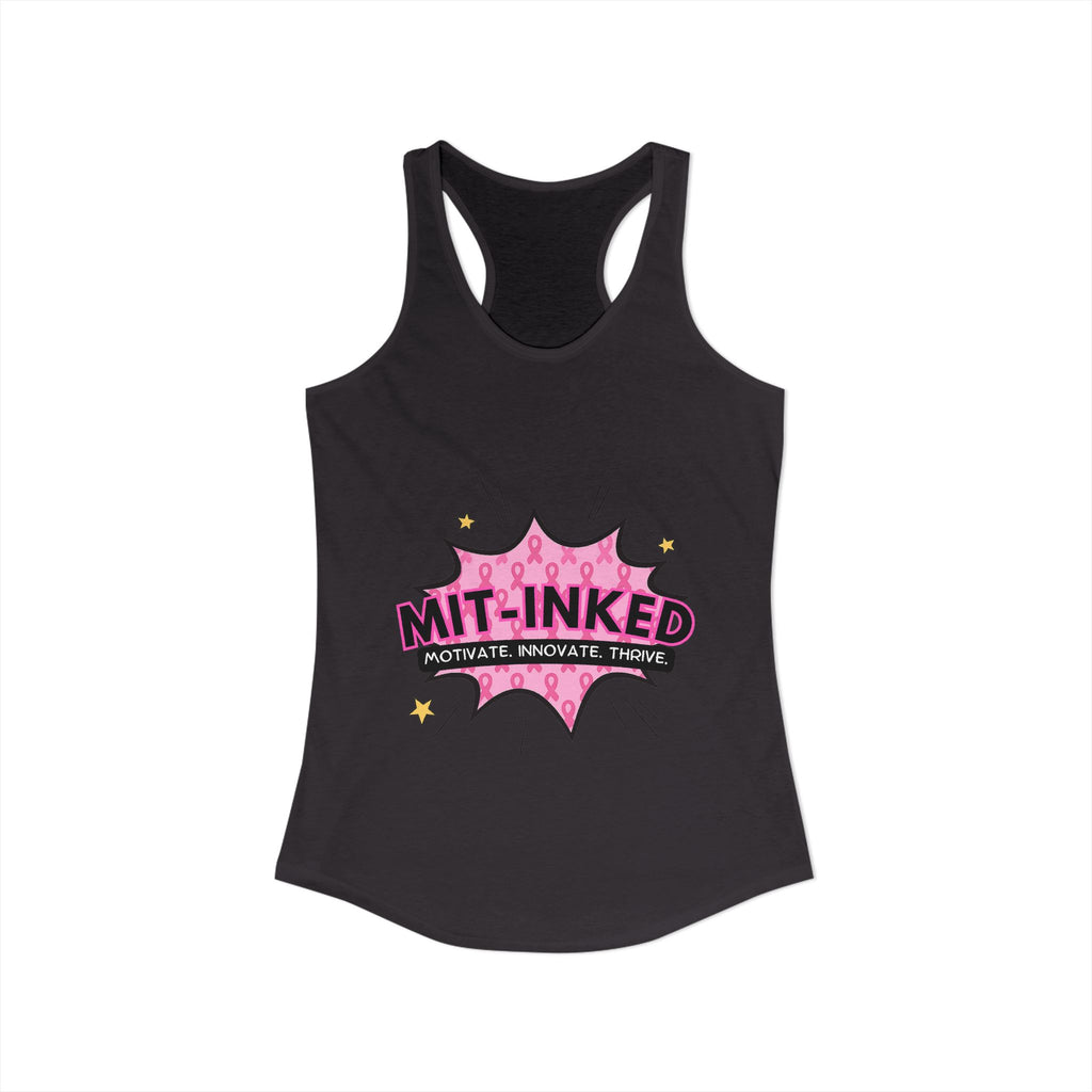 MIT-Inked Breast Cancer Women's Ideal Racerback Tank