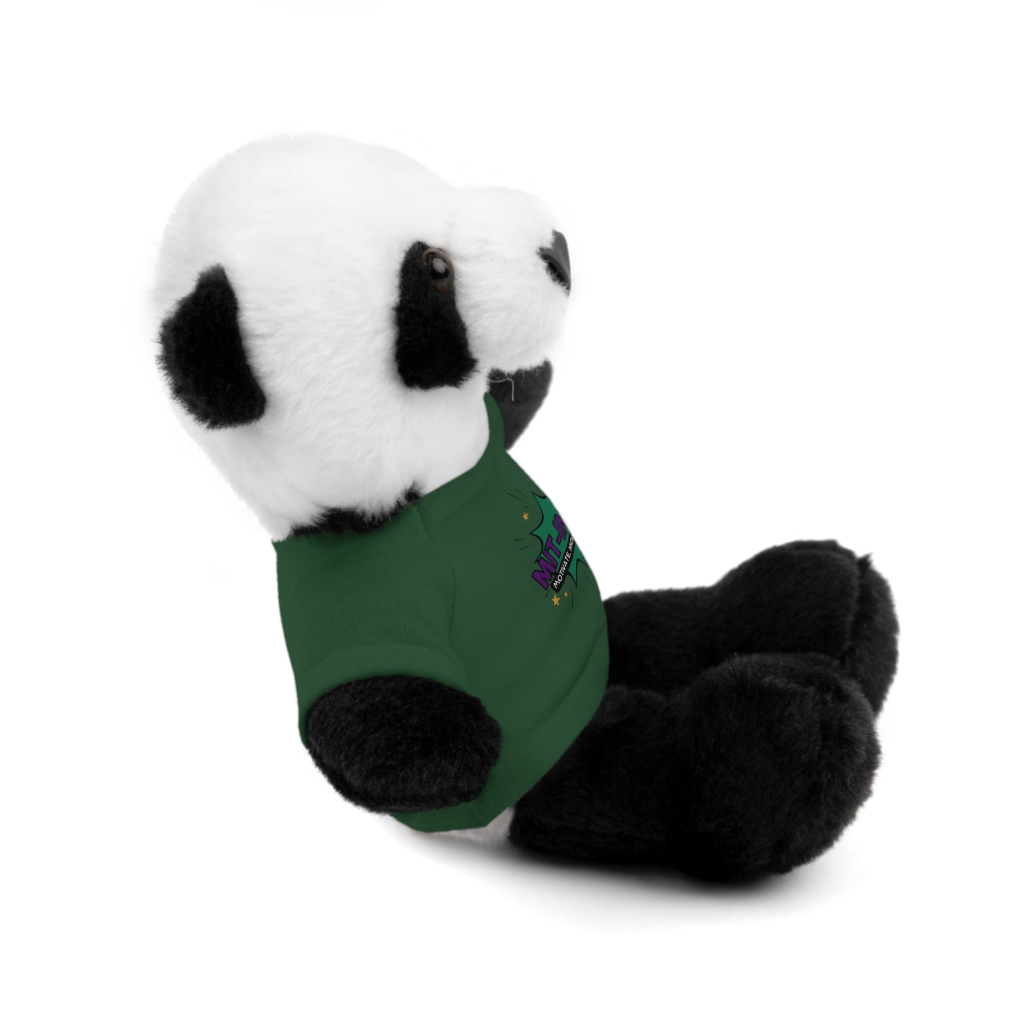 Plush Toy with MIT-Inked Graphic Tee — Cute Stuffed Animal Gift