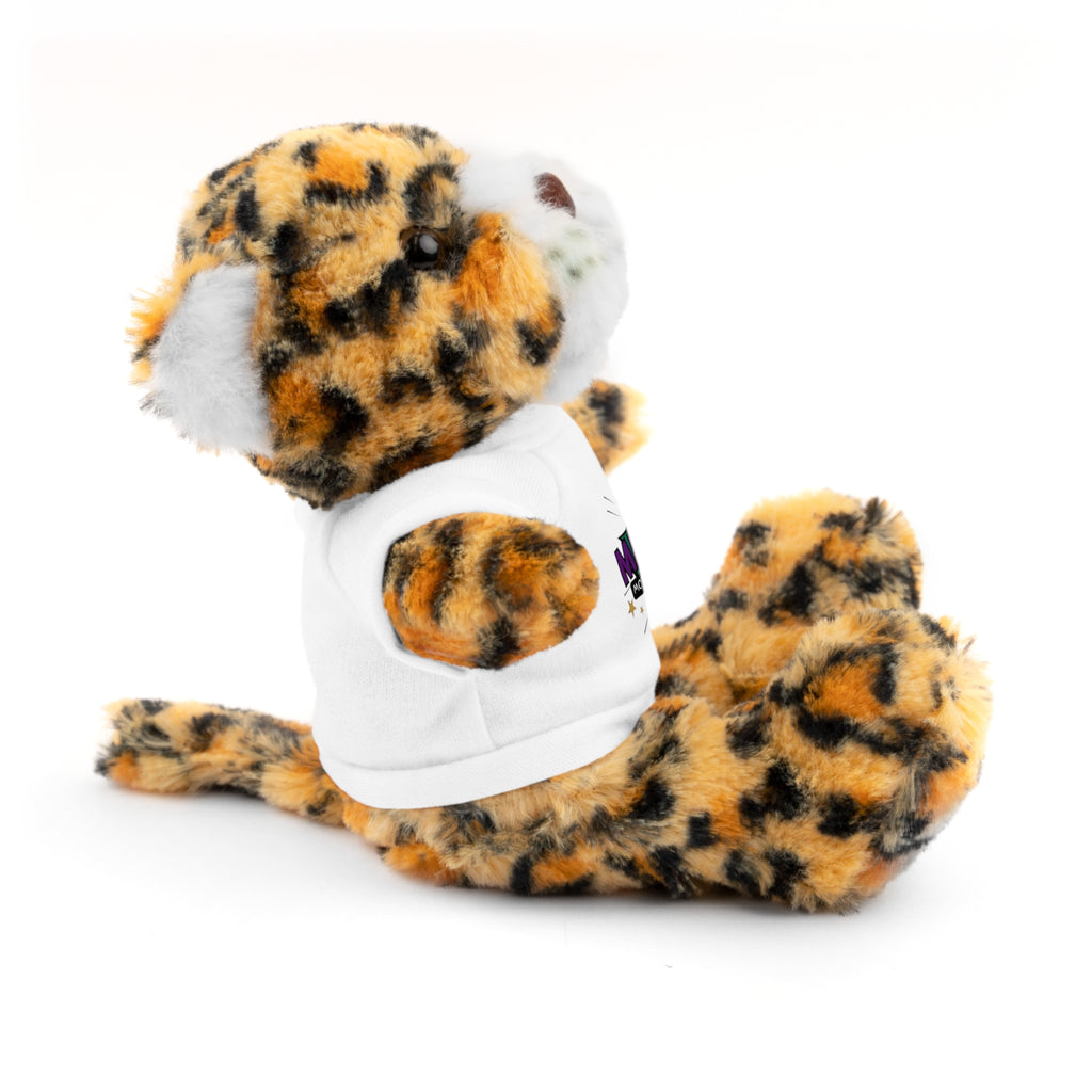 Plush Toy with MIT-Inked Graphic Tee — Cute Stuffed Animal Gift