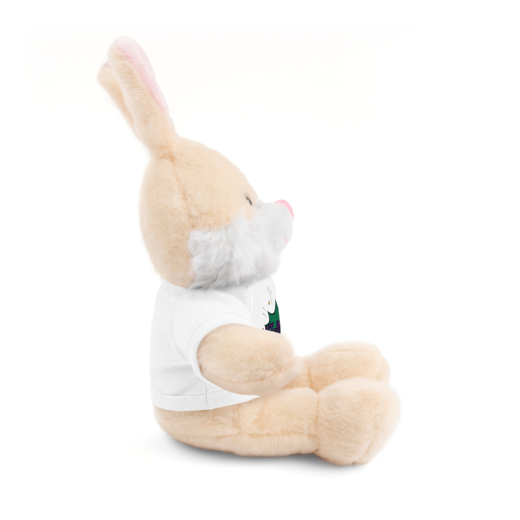 Plush Toy with MIT-Inked Graphic Tee — Cute Stuffed Animal Gift