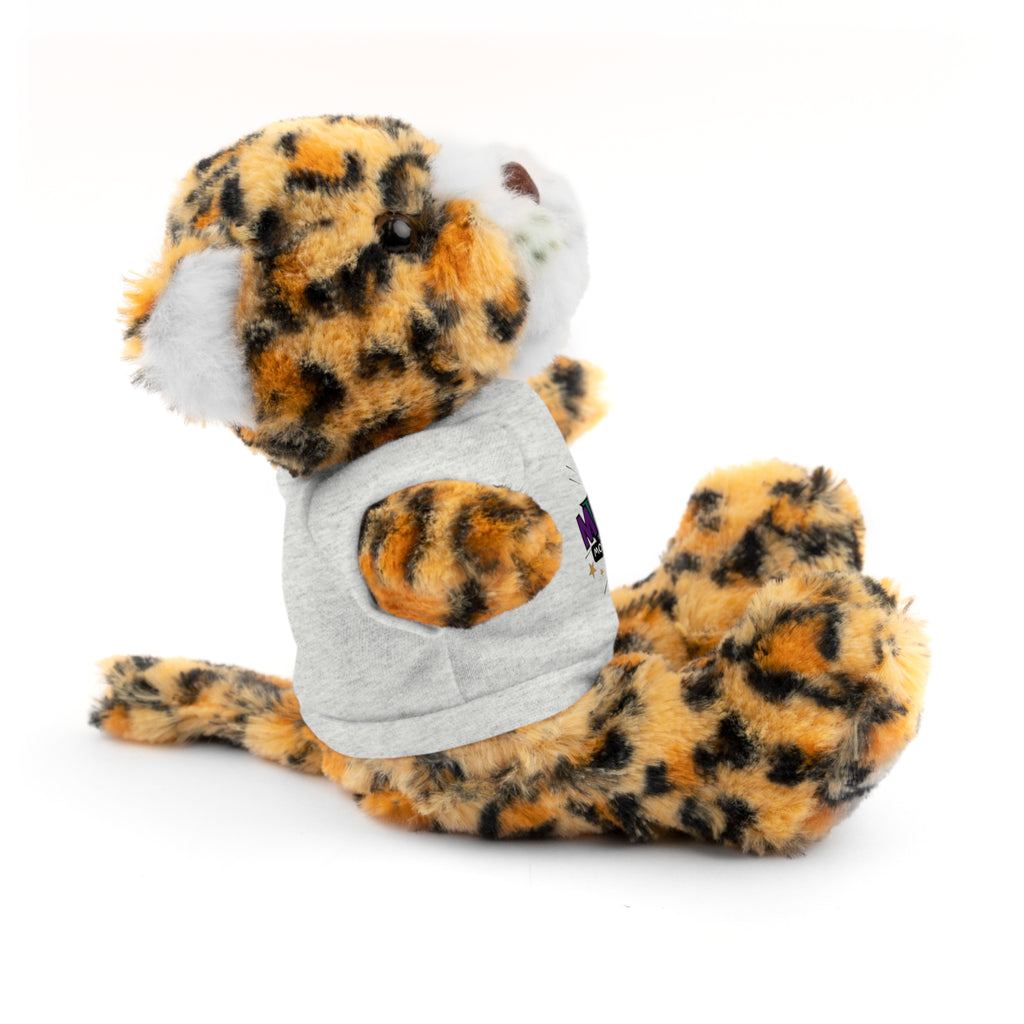 Plush Toy with MIT-Inked Graphic Tee — Cute Stuffed Animal Gift