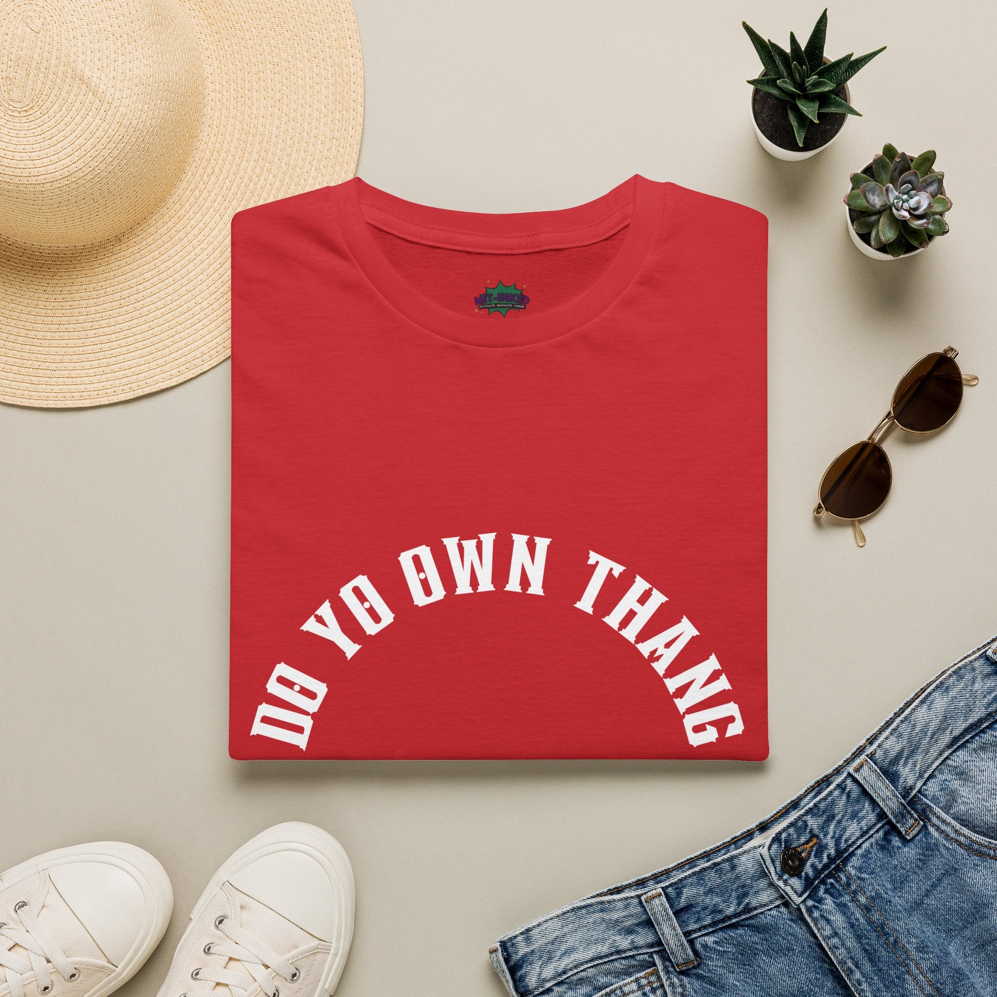 "Do Yo Own Thang" Smile Graphic T-Shirt | MIT-Inked Inspired Casual Tee