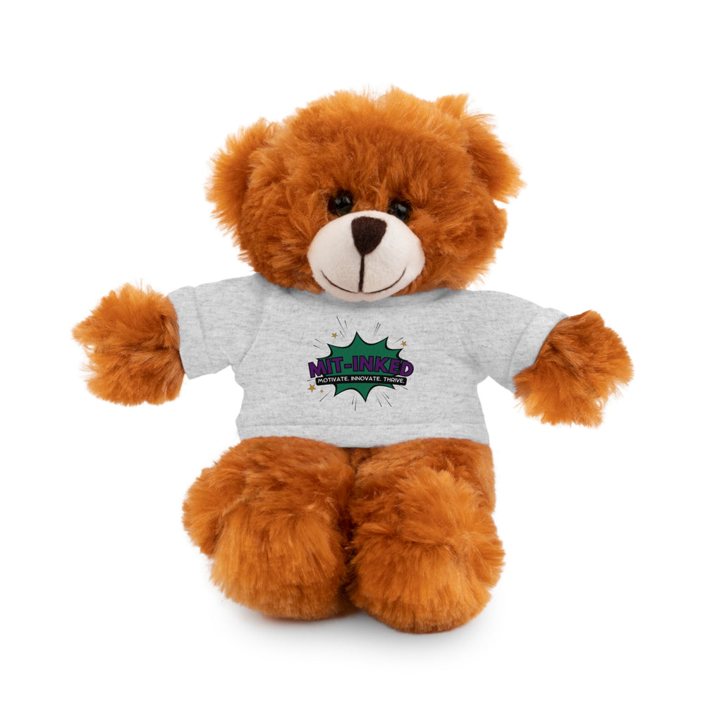 Plush Toy with MIT-Inked Graphic Tee — Cute Stuffed Animal Gift