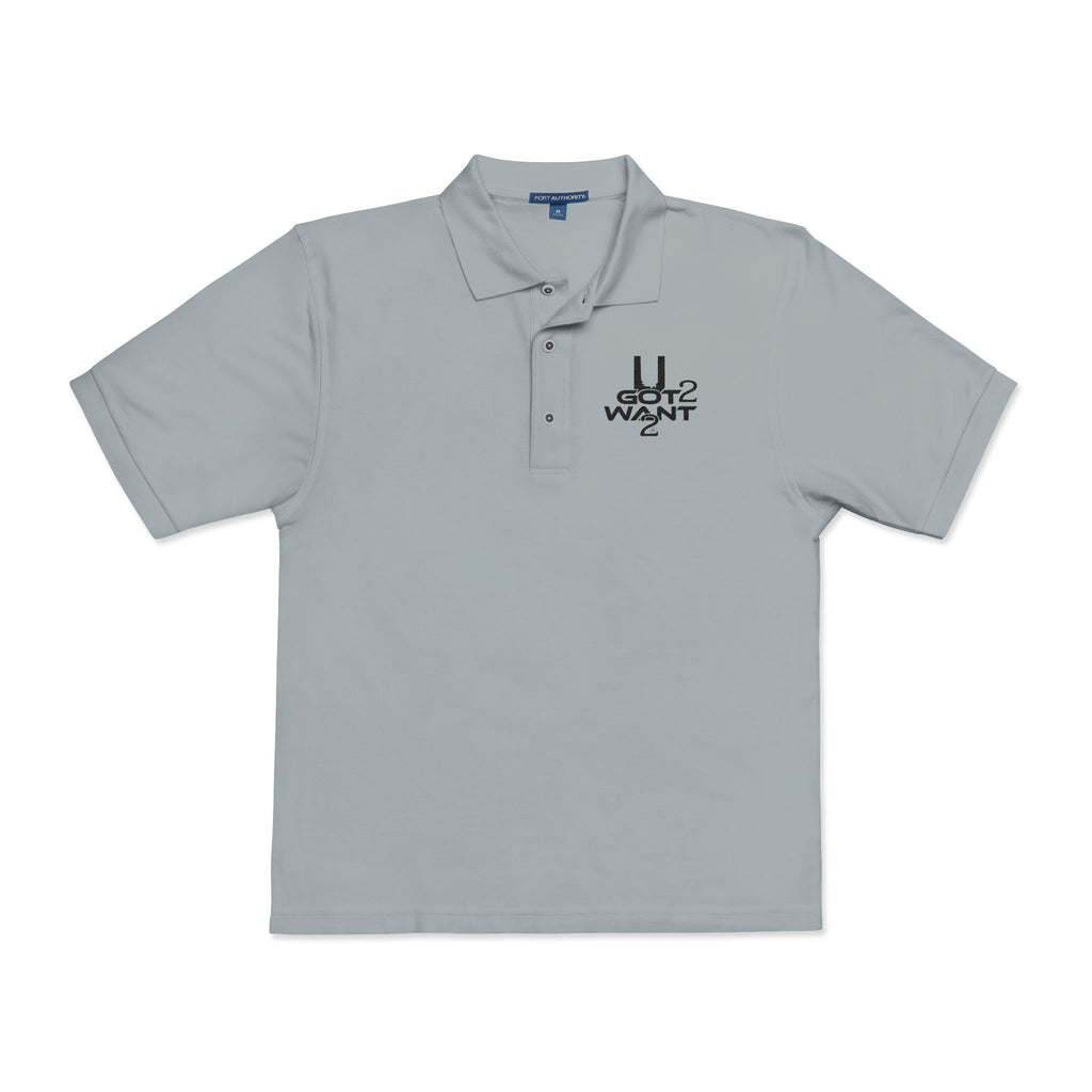 "U Got 2 Want 2" Unisex Polo Shirt (Embroidery)
