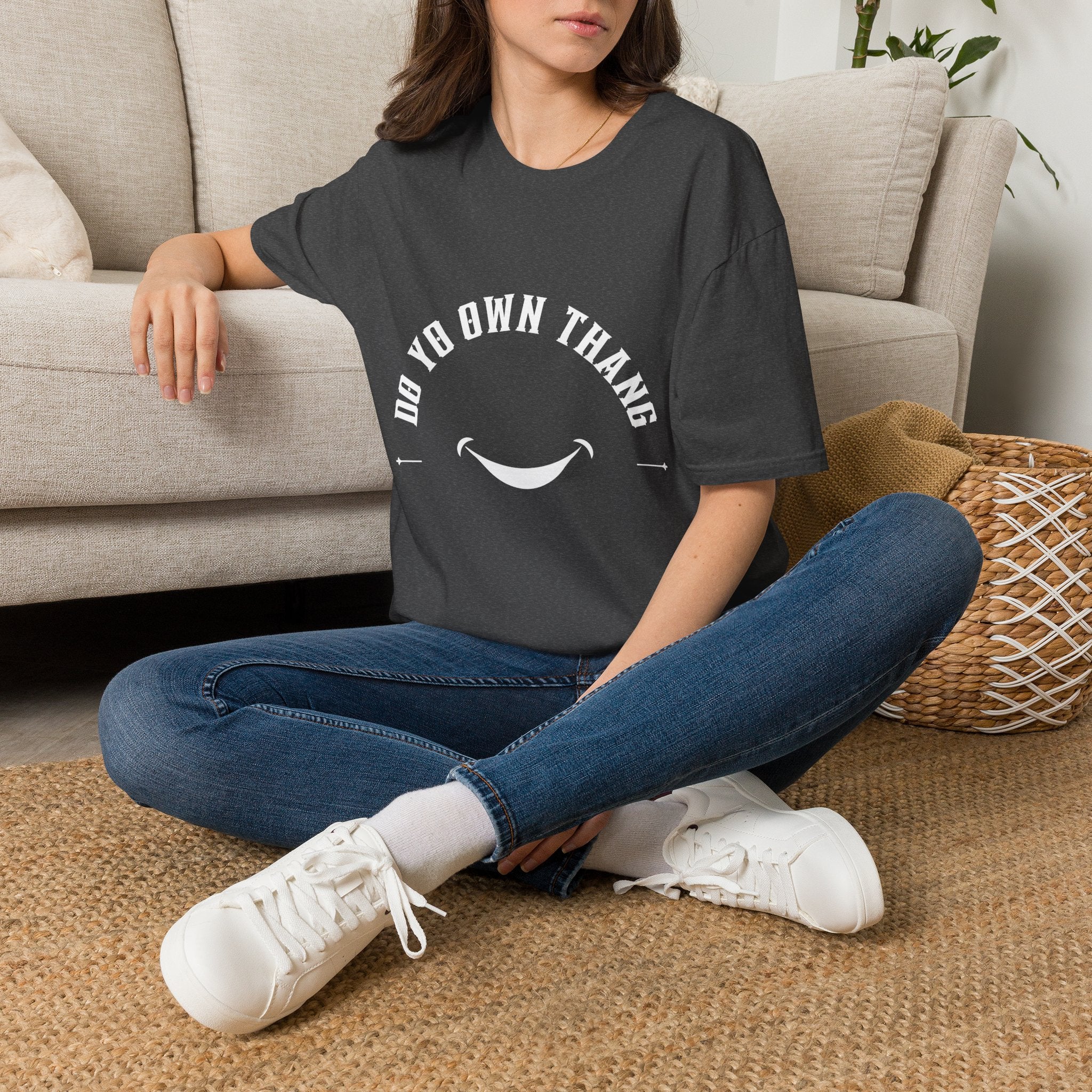 "Do Yo Own Thang" Smile Graphic T-Shirt | MIT-Inked Inspired Casual Tee