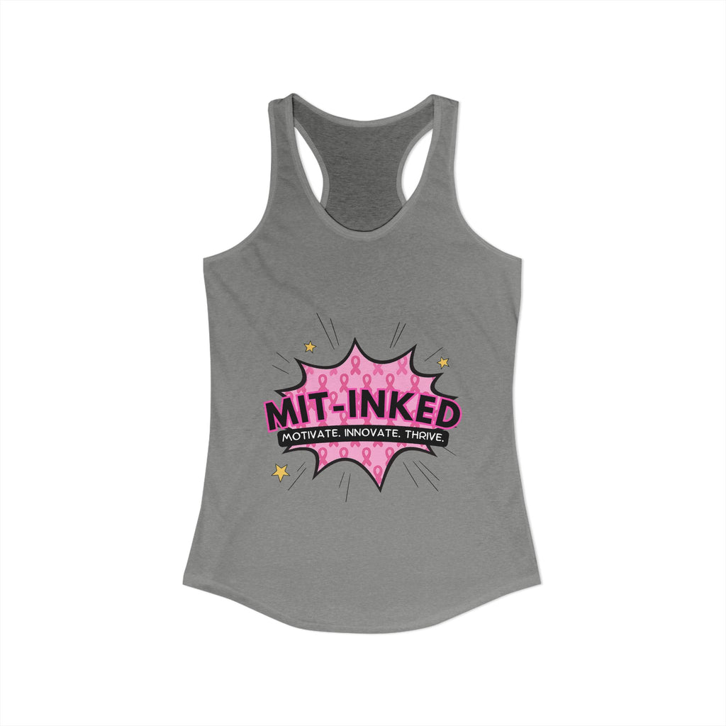 MIT-Inked Breast Cancer Women's Ideal Racerback Tank