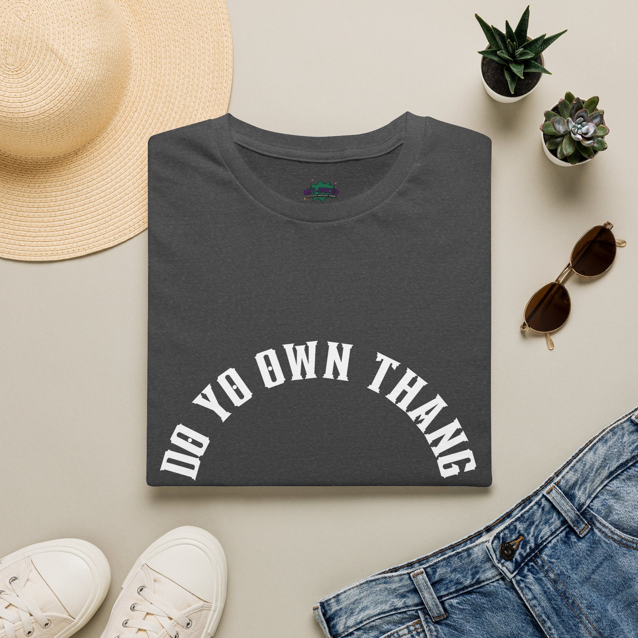 "Do Yo Own Thang" Smile Graphic T-Shirt | MIT-Inked Inspired Casual Tee