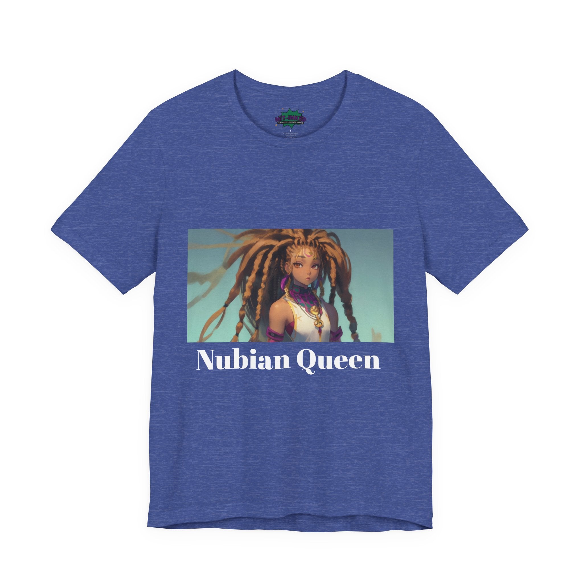 Nubian Queen Tee — Empowering Afrocentric Graphic T‑Shirt | MIT-Inked Heritage Tee