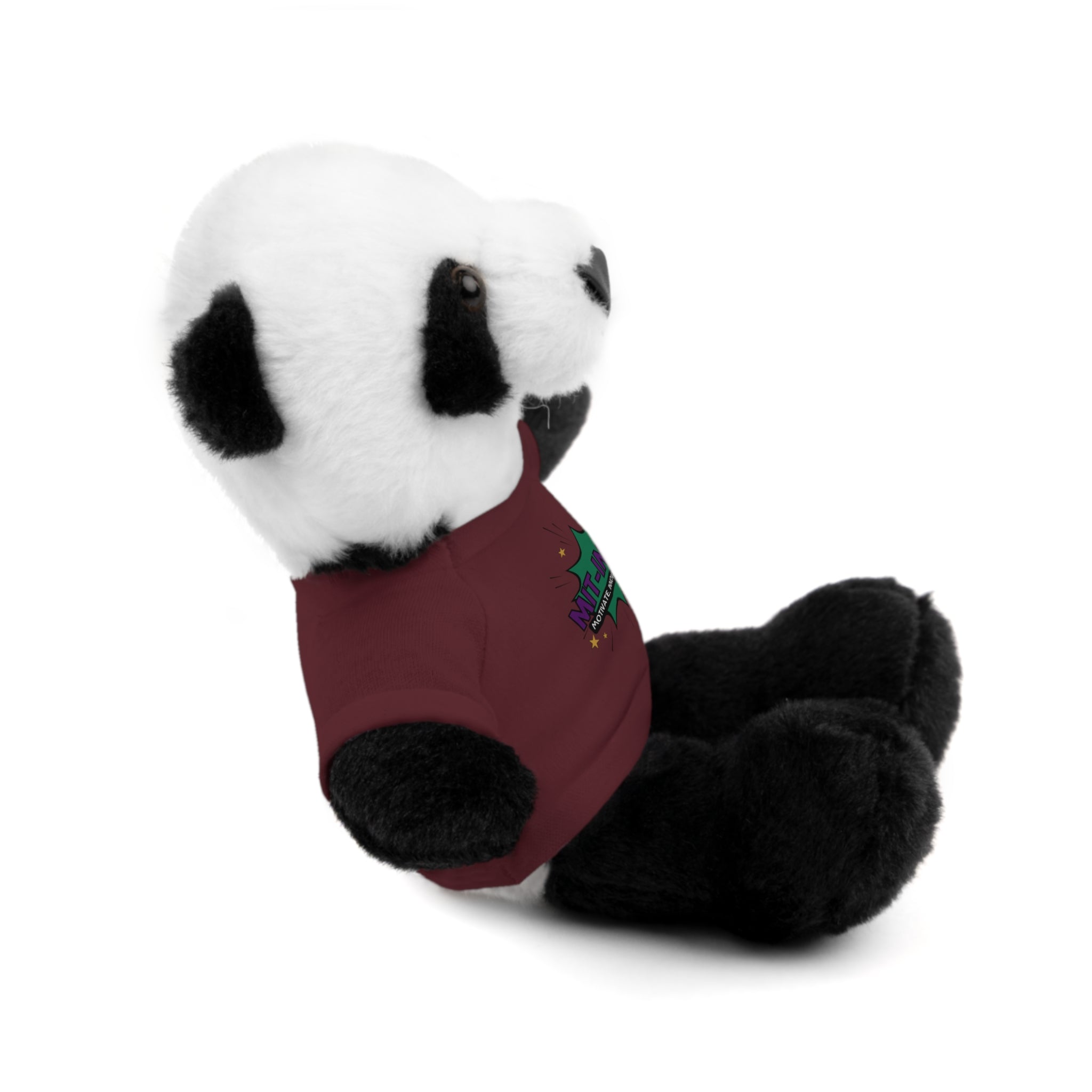 Plush Toy with MIT-Inked Graphic Tee — Cute Stuffed Animal Gift