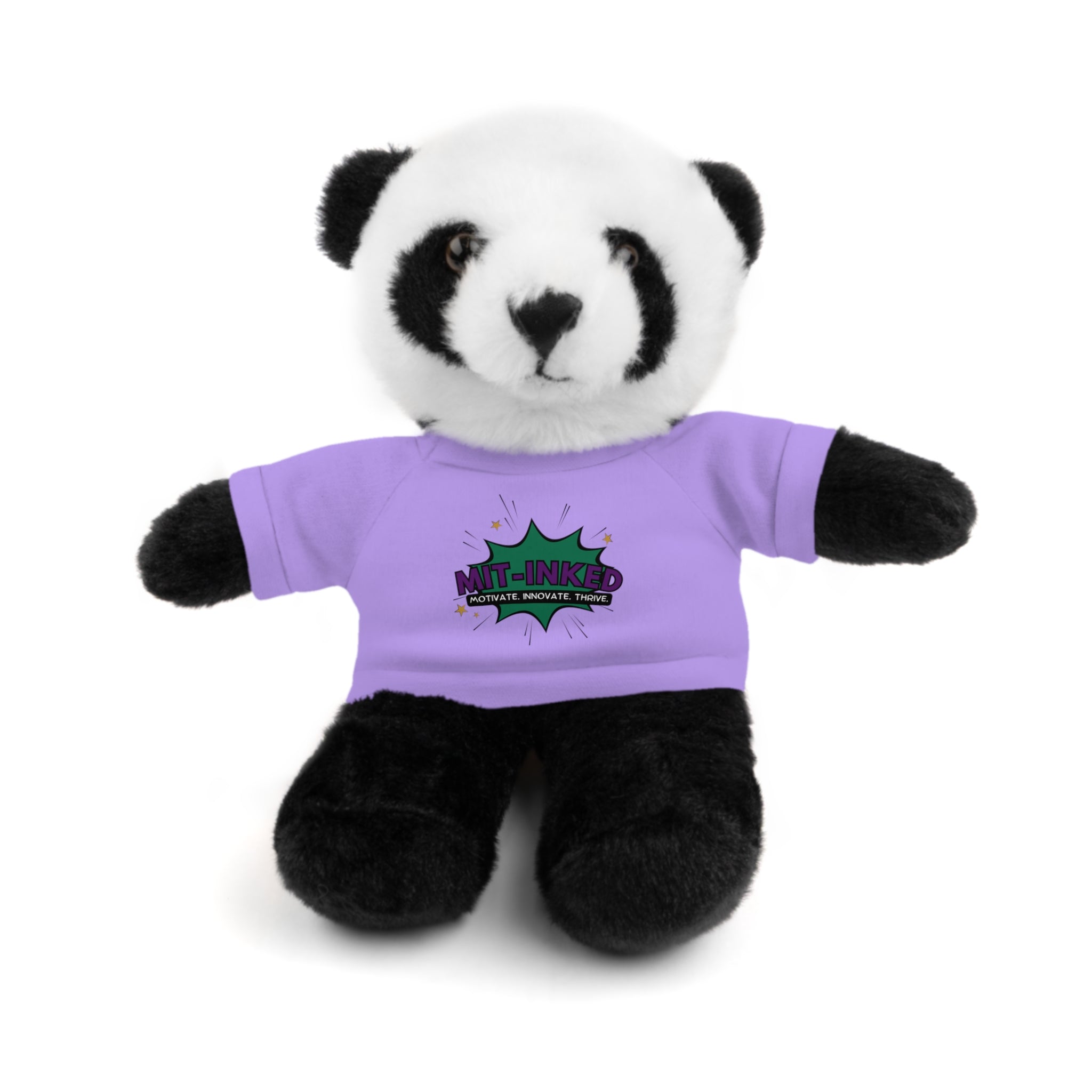 Plush Toy with MIT-Inked Graphic Tee — Cute Stuffed Animal Gift