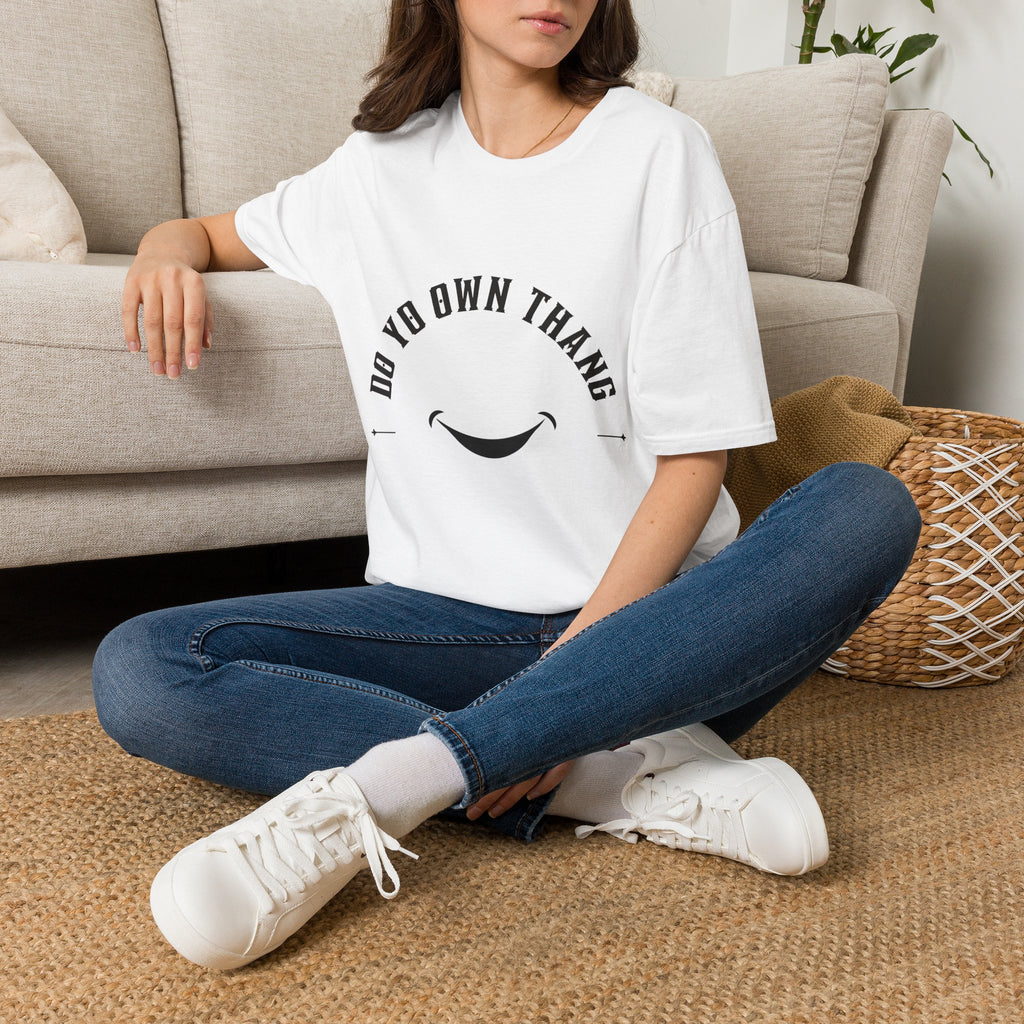 "Do Yo Own Thang" Smile Graphic T-Shirt | MIT-Inked Inspired Casual Tee