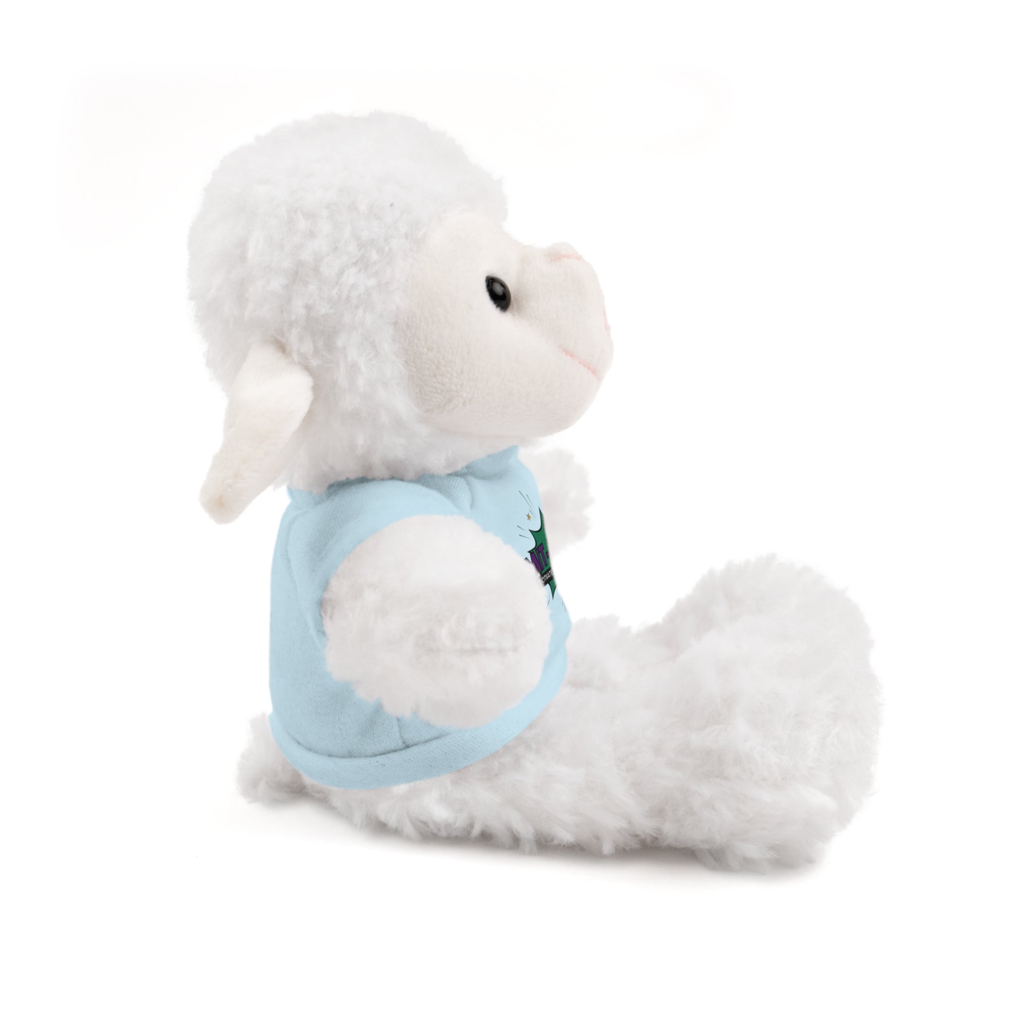 Plush Toy with MIT-Inked Graphic Tee — Cute Stuffed Animal Gift